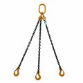 Starke Chain Sling, 3/8in, G80, Sling Hook, 3 ft SCSG8038-3LS-3